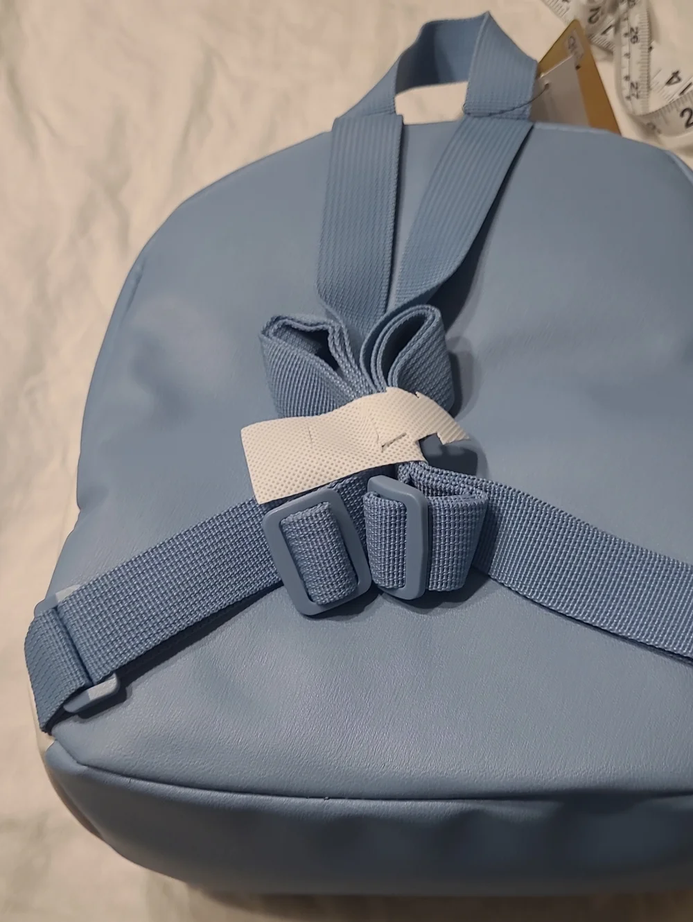 Disney Stitch Tropical Mini Backpack in Blue & White with Gold Accents